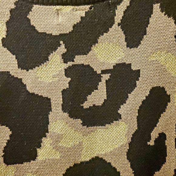 NWT Planet Gold Junior's Leopard Print sweater dress Size S - Picture 7 of 15